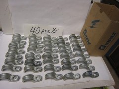 40 yes 40 Topaz 561, 1/2″, 0.31″ Hole, Iron 1-Hole, Snap-On, Rigid Conduit Strap