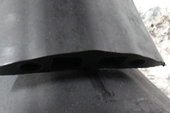Checkers RFD6-10 3/4 In Channel H 7/8 In Channel W 10 Ft L Black Cable Protector