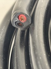 WIRE AWM Style 2464, 300v, 80 C 14 AWG, 2 conductor, 32 Feet black