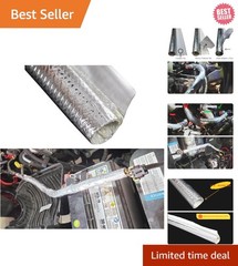 6mm High-Performance Aluminum Heat Shield Sleeving – 39″ for Maximum Protection