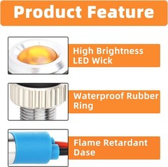 12V 4V 110V 20mA Energy Saving Indicator Light 6mm Mounting Hole Green Yellow