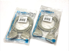 Cables To Go CTG #02300 6′ DB25 Male TO 36 Centronics Male LOT OF 2