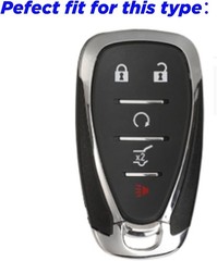 Key Fob Case with 5 Buttons for 2016-2023 Model Year Vehicles, Remote Protector