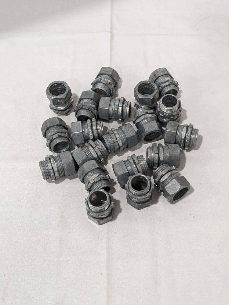 T&B Conduit Connector: For EMT, Die Cast Zinc, 1/2″ Trade Size Qty 20 TC211SC