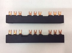 Siemens 3RV1915-2BB Busbar 9-Contacts 55mm Spacing 63A 3-Phase 690V (Lot of 2)