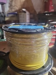 Encore THHN 12 AWG Yellow Copper Wire 500 Foot Spool P/N 106100806440 THWN-2