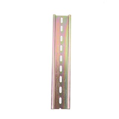 35mm DIN Rail Slotted Top Hat Slotted Zinc Plated 85-380mm For Circuit Breaker