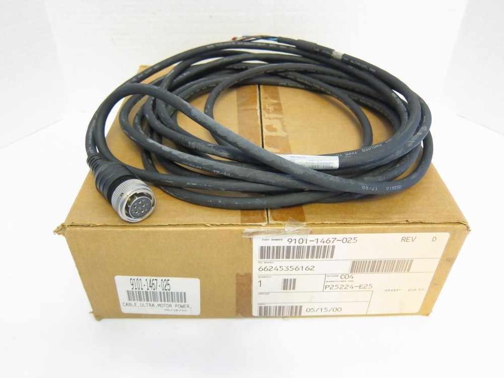 New Allen Bradley 9101-1467-025 Rev D 25 Foot Ultra Motor Power Cable C04 