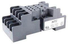NTE Electronics R95-106A, 300 VAC 10 A, Surface Mount, Miniature Socket, 1pc