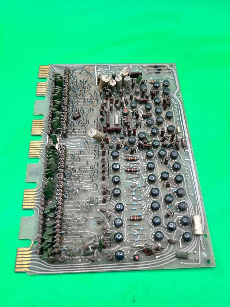 Vintage Electronic Circuit Board PCB Card 59D808013P1 Part B RE
