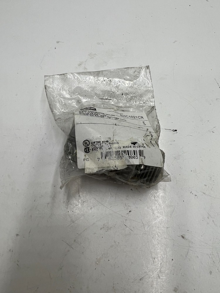 (QTY 4) HUBBELL SHC1021CR Kellems Wire Management Connector, Nylon, 1/2″