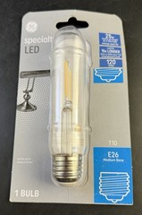 GE 25W 120 V T10 CLR LED Bulb 93129002 Vm05