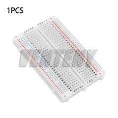 1-10Pcs 400 Tie Points Solderless PCB Breadboard Mini Universal Test Protoboard