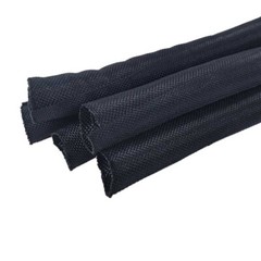 Braided Wire Wrap Cord Cable Sock Protection Sheath Wire Harness 5-60mm Black