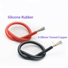 26AWG 0.08mm UL Strand Silicone Soft Cable 600V 200℃ RC Wire 10 Colors OD 1.5mm
