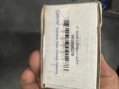 Calbrite 1 Inch Stainless Steel T 316 E307133