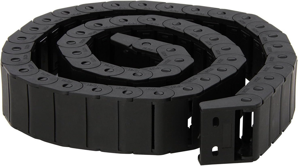 15Mm X 30Mm Plastic Semi Closed CNC Machine Tool Cable Wire Carrier Drag Chain 1