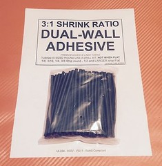 1/8″ / 3mm I.D Clear (4″ 25pcs) Dual-Wall Adhesive Lined 3:1 Heat Shrink Tubing