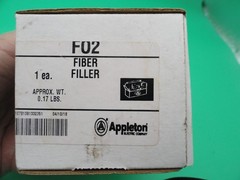 Appleton Electric F02 Fiber Filler