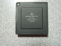 MOT MC68020RP16E CPU BLACK PGA New! 68020R