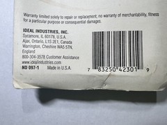 NEW IDEAL 0-9 WIRE MARKER DISPENSER #42-301 INCLUDES 10 ROLLS FREE SHIPPING