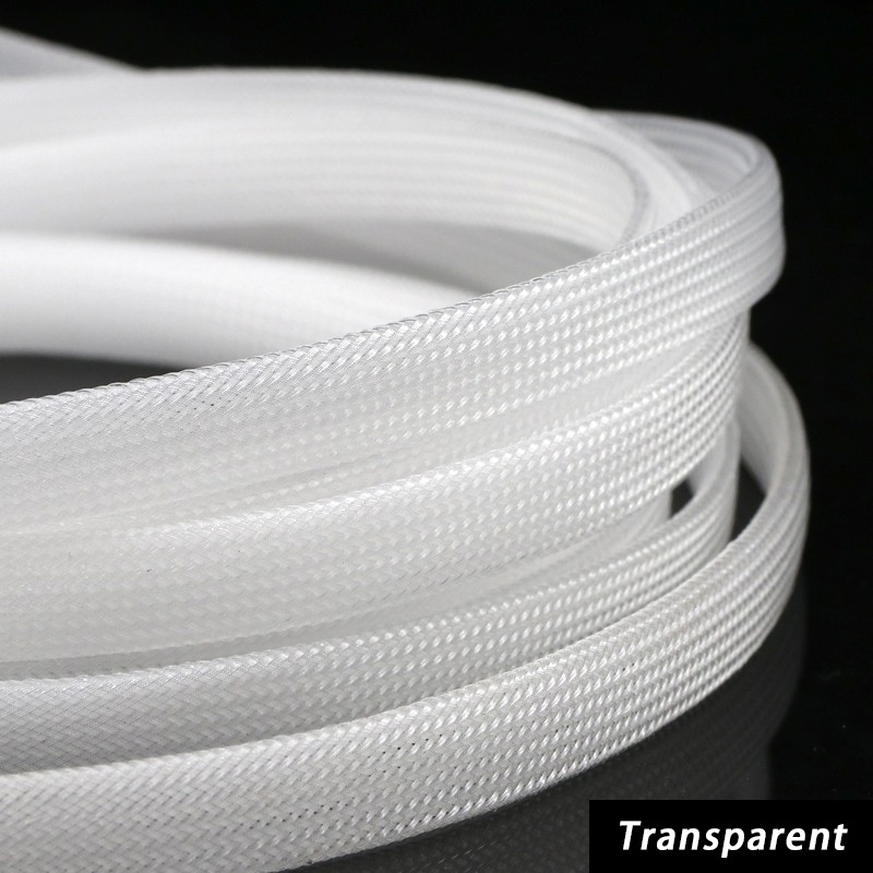 16mm Width Coloured PET Expandable Braid Sleeving Cable Wire Sleeve Sheath Dense