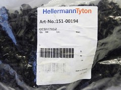 500pcs Hellerman 151-00194  Connector Clip Hole Dia. 7.0X12.0mm; Panel 0.8-2.0m
