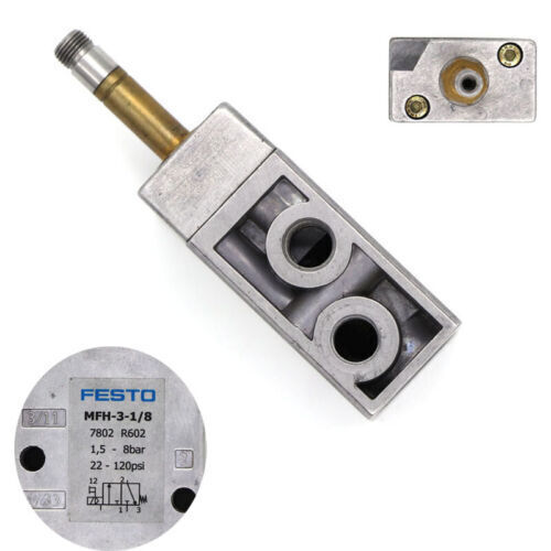 New FESTO MFH-3-1/8 7802 Solenoid Valve