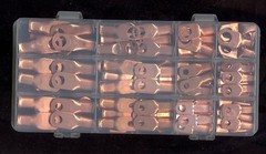 105 Big Bare Battery COPPER Ring Lug Terminal Connector KIT #2-4-6-8 Wire MOLEX