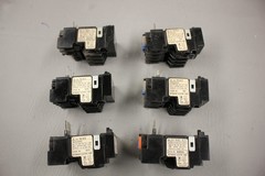 LOT OF 6 MITSUBISHI ELECTRIC THERMAL OVERLOAD RELAY TH-K12