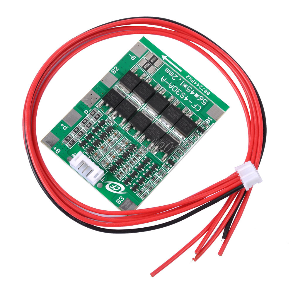 NEW 3S/4S 25A/30A BMS PCB Protection Board For 18650 Li-ion Lithium Battery Cell