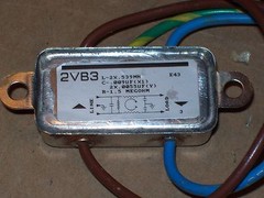 NEW PAIR CORCOM 2VB3 EMI FILTERS 2A @ 120/250 VAC P402