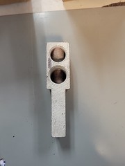 1) GE 252B3638 CU9AL 8-500KCMIL TERMINAL LUG