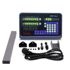 ToAuto 2 Axis Digital Readout DRO Display Read Out for Mill Lathe Machine,US