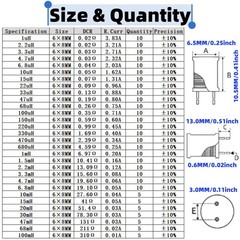 Radial Power Choke Inductors DIP Assortment Set 30 Values 1uH100mH 265 PCS