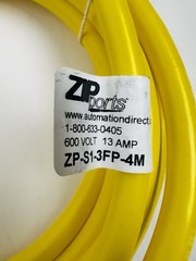 Automation Direct ZP-S1-3MFP-4M ZIPport Patch Cable 3 Pin-Unused Open Box