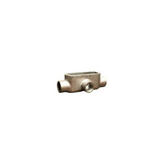PECO T-150M, 1-1/2″ Hub, Malleable Iron, T-Type, IMC/Rigid Conduit Body, 1 pc