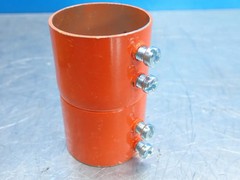 BRIDGEPORT 244-SO ORANGE SET SCREW EMT COUPLING 1-1/2 COUPLING 01220410845