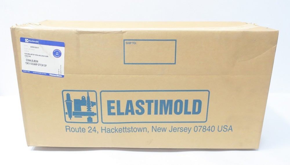 Thomas&betts 656RLRTP-FB-H0260-DRG-CS836 Elastimold Connector Elbow 15kv 600a