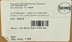 Thermon FAK-4S Installation Kit, Temperature Sensor, RTD or TC *NEW* 58434