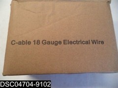 26121539: C-able 100FT 18 AWG Gauge Electrical Wire Hookup Red Black (Copper)