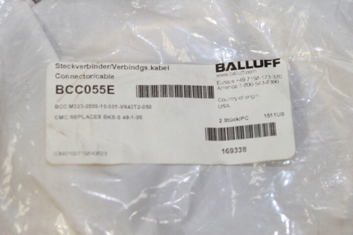 Balluff BCC-M323-0000-10-001-VX43T2-050 (BCC055E) CABLE “CANADA STK”