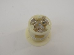 Kellems Hubbell HBL2316 Flanged Receptacle, 20A, 125V, 2P, 3W – NEW Surplus!