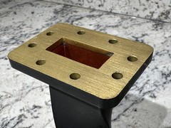 RIGID Twist 6″ Waveguide Black w/Red Caps 2.5″ Ends 103713-1 00341 Untested