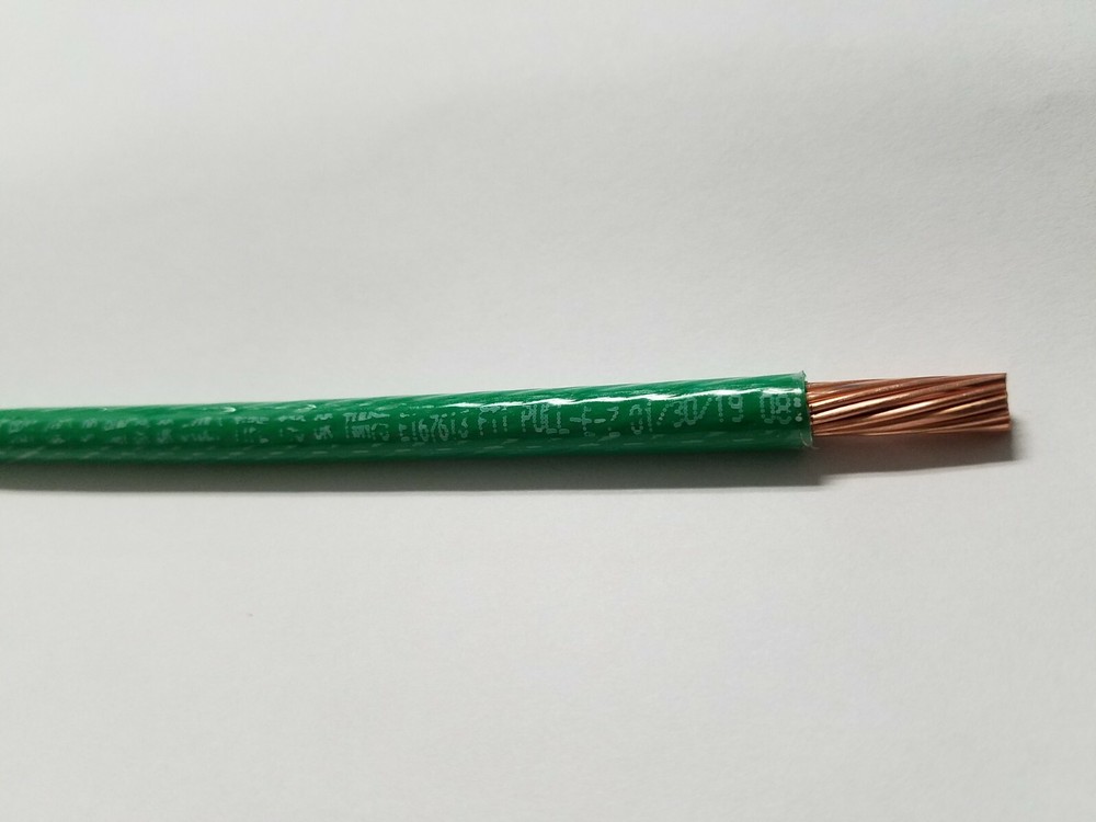 50′ EA THHN THWN 4 AWG GAUGE GREEN