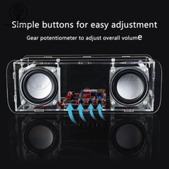DIY Bluetooth Speaker Kit Stereo Amplifier Sound Circuit Board Component Welding