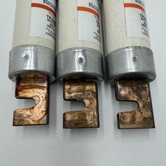 Lot of 3 Ferraz Shawmut Mersen TR200R 200A 250V Class RK5 Time Delay Fuses