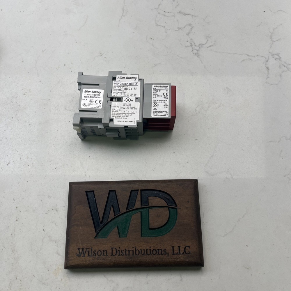 Allen-Bradley 100-C12E*400 Contactor Ser.A 600VAC Max
