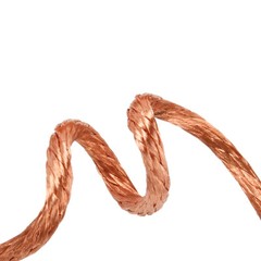 Copper/Tin Plated Round Twisted Wire Fabric Braided Cable Flex 2.5mm²-120mm²