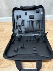 PLATT LUGGAGE ZIPPER TOOL CASE BOX Wheels Rolling 3 Set/ 1 Small Case Inside
